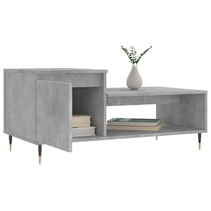 Konferenční stolek betonově šedý 100x50x45 cm kompozitní dřevo - obrázek 4