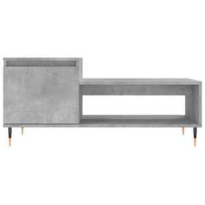 Konferenční stolek betonově šedý 100x50x45 cm kompozitní dřevo - obrázek 5