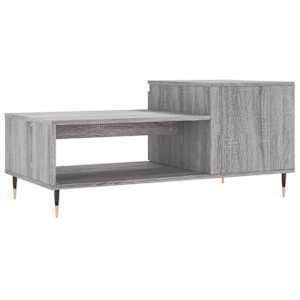Konferenční stolek šedý sonoma 100x50x45 cm kompozitní dřevo - obrázek 8