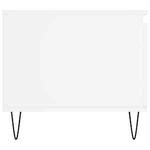 Konferenční stolek bílý 100 x 50 x 45 cm kompozitní dřevo - obrázek 7