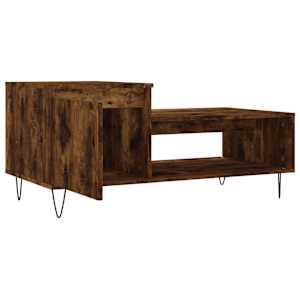 Konferenční stolek kouřový dub 100x50x45 cm kompozitní dřevo - obrázek 6