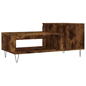 Konferenční stolek kouřový dub 100x50x45 cm kompozitní dřevo - obrázek 8