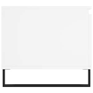 Konferenční stolek bílý 100 x 50 x 45 cm kompozitní dřevo - obrázek 7