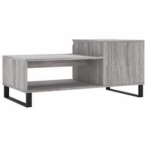 Konferenční stolek šedý sonoma 100x50x45 cm kompozitní dřevo - obrázek 8