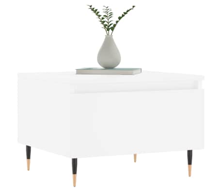 vidaXL Couchtisch Wei&szlig; 50x46x35 cm Holzwerkstoff