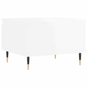 Konferenční stolky 2 ks lesklé bílé 50x46x35cm kompozitní dřevo - obrázek 9