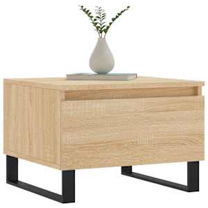 vidaXL Coffee Table Sonoma Oak 50x46x35 cm Engineered Wood