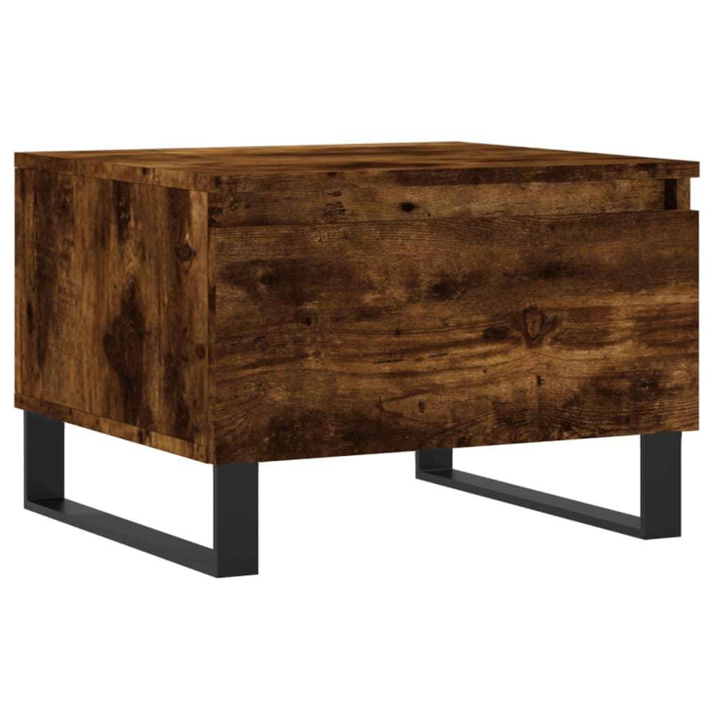 vidaXL Konferenční stolek kouřový dub 50 x 46 x 35 cm kompozitní dřevo