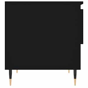 Konferenční stolek černý 50 x 46 x 50 cm kompozitní dřevo - obrázek 7