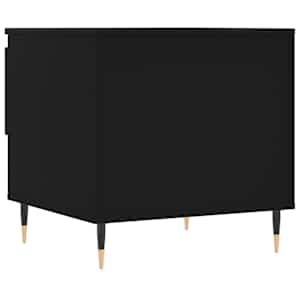 Konferenční stolek černý 50 x 46 x 50 cm kompozitní dřevo - obrázek 8
