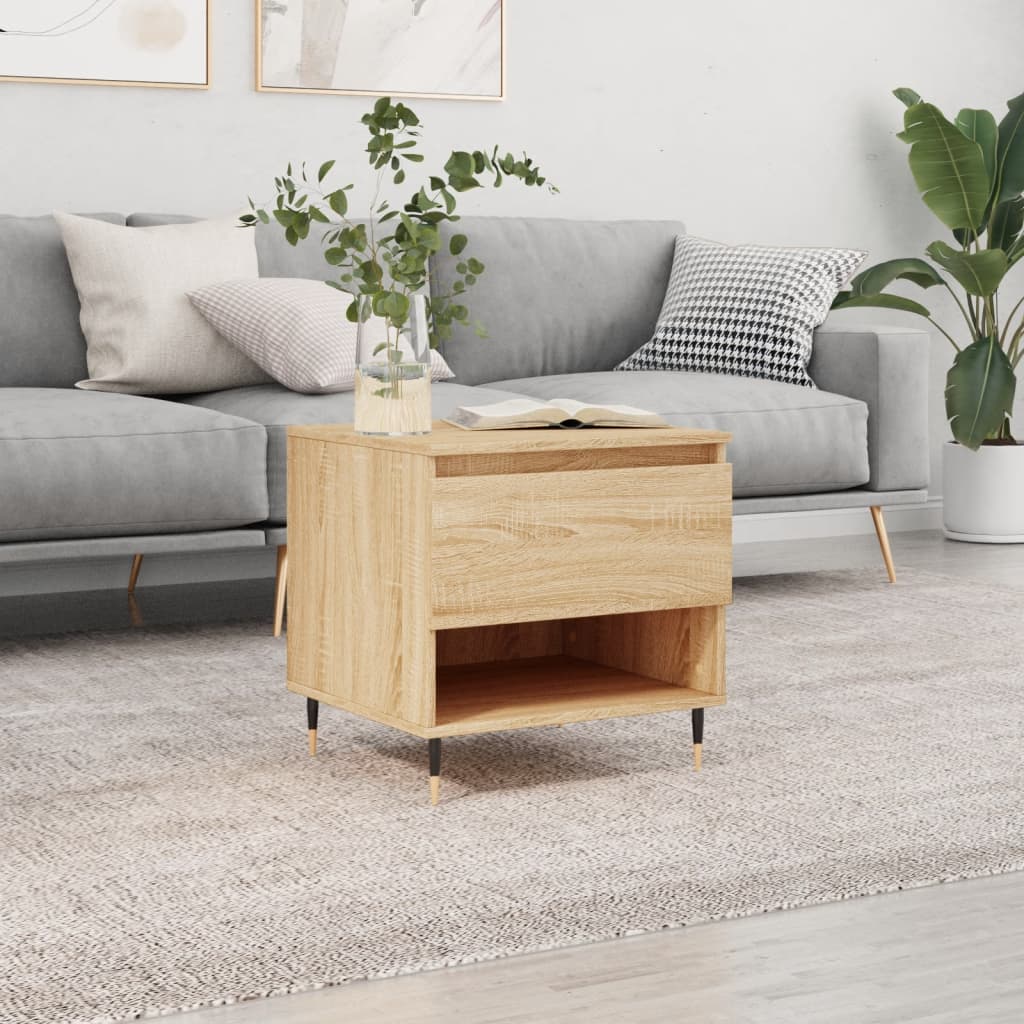 vidaXL Couchtisch Sonoma-Eiche 50x46x50 cm Holzwerkstoff