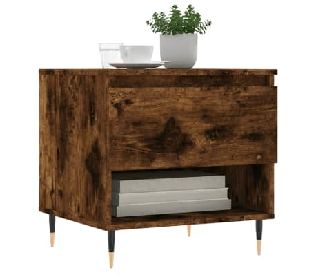 vidaXL Couchtisch R&auml;uchereiche 50x46x50 cm Holzwerkstoff