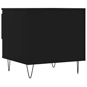 Konferenční stolek černý 50 x 46 x 50 cm kompozitní dřevo - obrázek 8