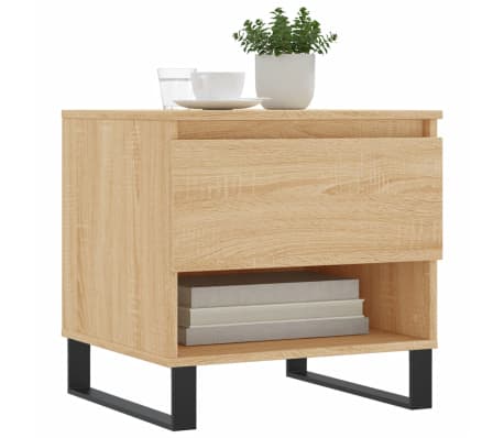 vidaXL Măsuță de cafea, stejar sonoma, 50x46x50 cm, lemn prelucrat