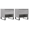 vidaXL kohvilaud, 2 tk, hall Sonoma tamm, 50 x 46 x 50 cm, tehispuit