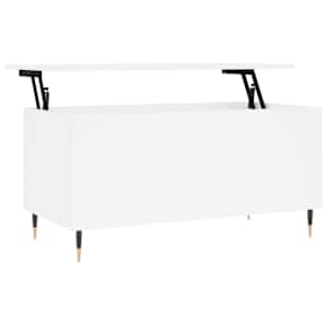 Konferenční stolek bílý 90 x 44,5 x 45 cm kompozitní dřevo - obrázek 2