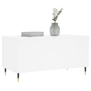 Konferenční stolek bílý 90 x 44,5 x 45 cm kompozitní dřevo - obrázek 3