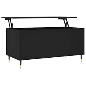 Konferenční stolek černý 90 x 44,5 x 45 cm kompozitní dřevo - obrázek 2