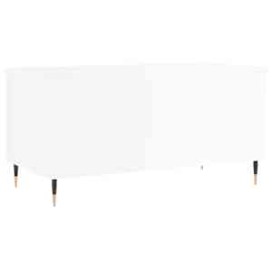 Konferenční stolek lesklý bílý 90x44,5x45 cm kompozitní dřevo - obrázek 5