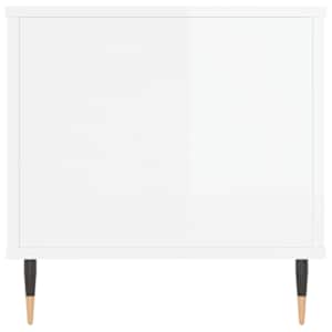 Konferenční stolek lesklý bílý 90x44,5x45 cm kompozitní dřevo - obrázek 7