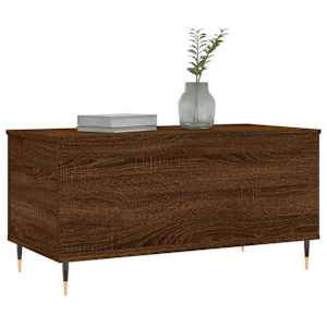Konferenční stolek hnědý dub 90 x 44,5 x 45 cm kompozitní dřevo - obrázek 4