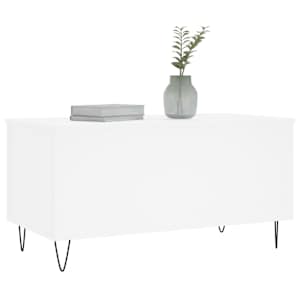 Konferenční stolek bílý 90 x 44,5 x 45 cm kompozitní dřevo - obrázek 4