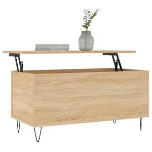 Konferenční stolek dub sonoma 90x44,5x45 cm kompozitní dřevo - obrázek 3