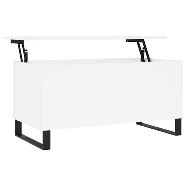 vidaXL kohvilaud, valge, 90 x 44,5 x 45 cm, tehispuit
