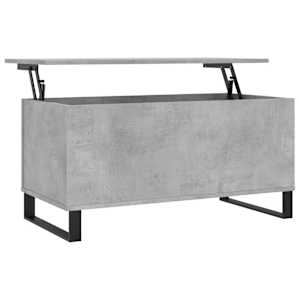 Konferenční stolek betonově šedý 90x44,5x45 cm kompozitní dřevo - obrázek 2