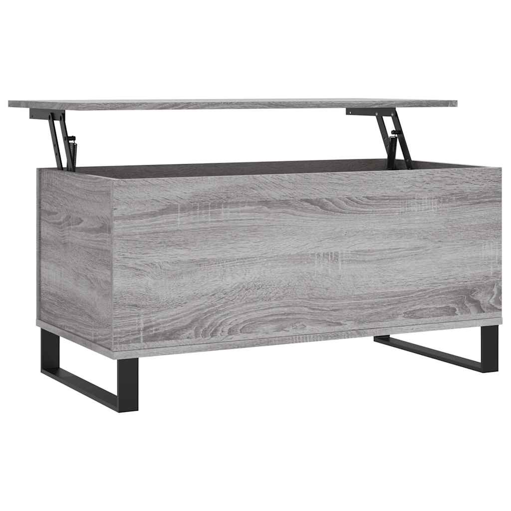 vidaXL Konferenční stolek šedý sonoma 90x44,5x45 cm kompozitní dřevo