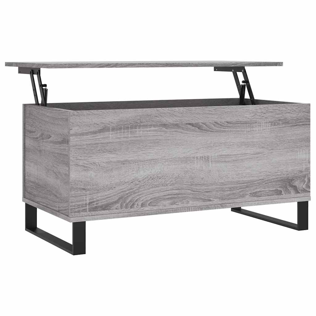 vidaXL Konferenční stolek šedý sonoma 90x44,5x45 cm kompozitní dřevo