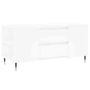 vidaXL kohvilaud, valge, 102 x 44,5 x 50 cm, tehispuit