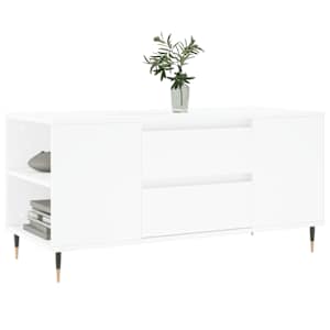 Konferenční stolek bílý 102 x 44,5 x 50 cm kompozitní dřevo - obrázek 3