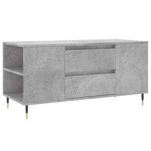 Konferenční stolek betonově šedý 102x44,5x50cm kompozitní dřevo - obrázek 2