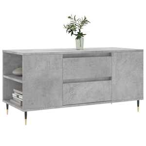 Konferenční stolek betonově šedý 102x44,5x50cm kompozitní dřevo - obrázek 3