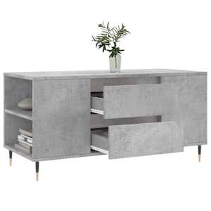 Konferenční stolek betonově šedý 102x44,5x50cm kompozitní dřevo - obrázek 4