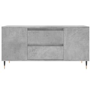 Konferenční stolek betonově šedý 102x44,5x50cm kompozitní dřevo - obrázek 5