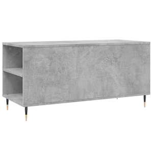 Konferenční stolek betonově šedý 102x44,5x50cm kompozitní dřevo - obrázek 8