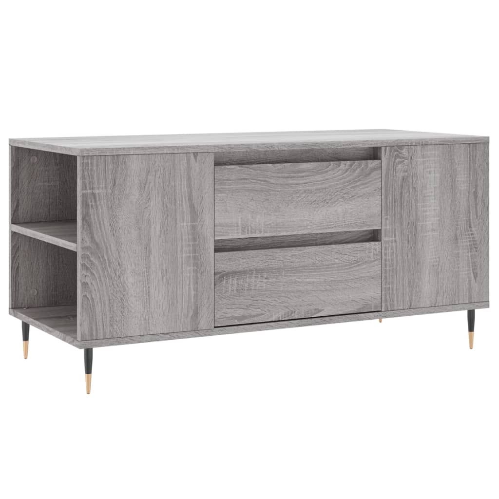 vidaXL Konferenční stolek šedý sonoma 102x44,5x50 cm kompozitní dřevo