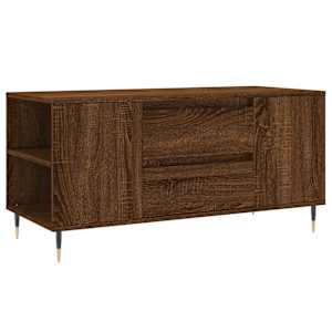 Konferenční stolek hnědý dub 102x44,5x50 cm kompozitní dřevo - obrázek 2