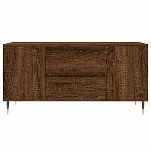 Konferenční stolek hnědý dub 102x44,5x50 cm kompozitní dřevo - obrázek 5