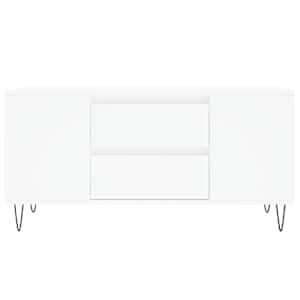 Konferenční stolek bílý 102 x 44,5 x 50 cm kompozitní dřevo - obrázek 5