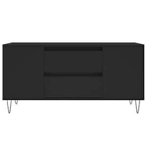 Konferenční stolek černý 102 x 44,5 x 50 cm kompozitní dřevo - obrázek 5