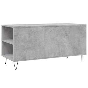 Konferenční stolek betonově šedý 102x44,5x50cm kompozitní dřevo - obrázek 8