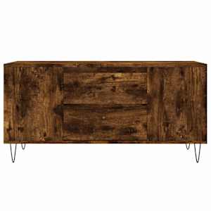 Konferenční stolek kouřový dub 102x44,5x50 cm kompozitní dřevo - obrázek 5