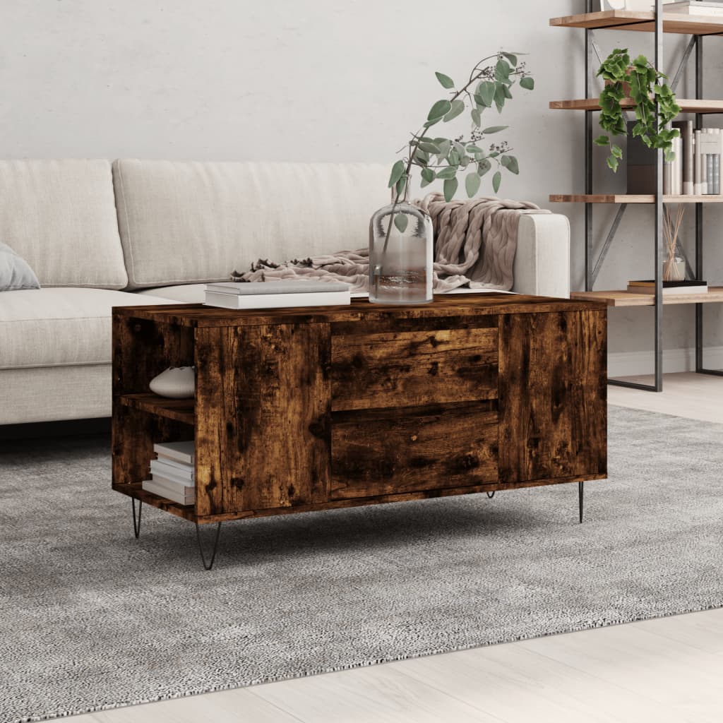 Couchtisch Räuchereiche 102×44,5×50 cm Holzwerkstoff