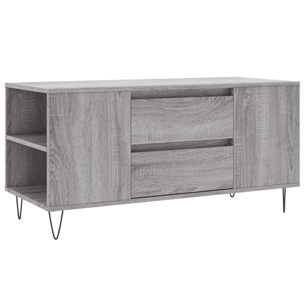 vidaXL Konferenční stolek šedý sonoma 102x44,5x50 cm kompozitní dřevo