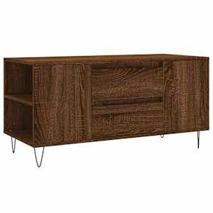 Konferenční stolek hnědý dub 102x44,5x50 cm kompozitní dřevo - obrázek 2