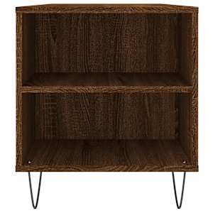 Konferenční stolek hnědý dub 102x44,5x50 cm kompozitní dřevo - obrázek 7