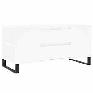 vidaXL kohvilaud, valge, 102 x 44,5 x 50 cm, tehispuit